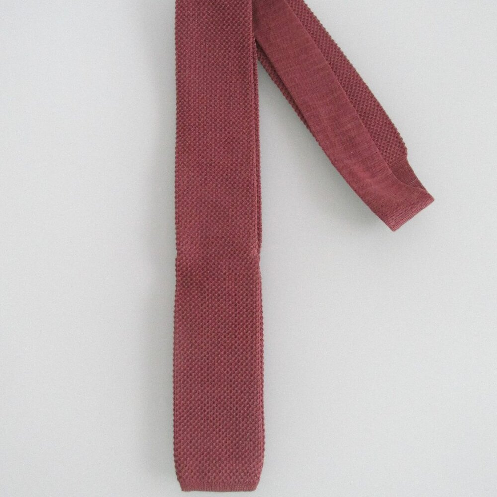 Stafford Flat/Square Bottom Vintage Men's Cotton Knit Tie